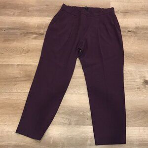 Aritzia Babaton Conan Pant (Cropped length) | Plum | Size 8